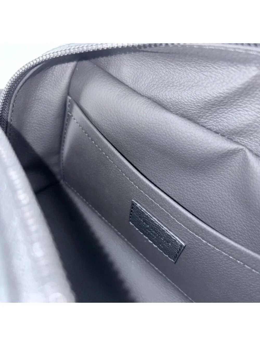 Louis Vuitton Handle Monogram Midnight Canvas Rocker Dopp Kit Clutch Black